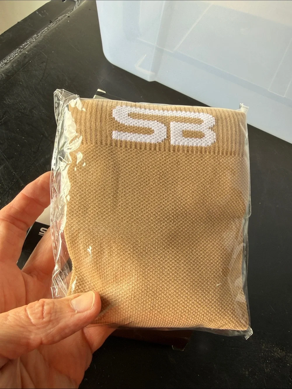 SB Sox Men's Compression Athletic Socks – Tan